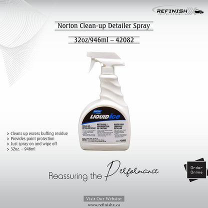 Norton Clean-up Detailer Spray 32oz/946ml - 42082 - refinishx.com