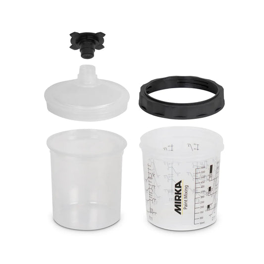 Mirka PCS Paint Cup System Lids & Liner Kits, 850ml, 400ml, & 180ml