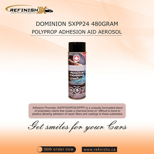 DOMINION SXPP24 480GRAM POLYPROP ADHESION AID AEROSOL - refinishx.com