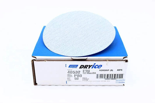 Norton 6" DRY ICE A975 NOR GRIP DISCS